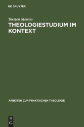 book Theologiestudium im Kontext