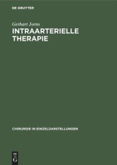 book Intraarterielle Therapie