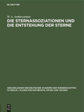 book Die Sternassoziationen und die Entstehung der Sterne