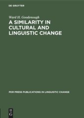 book A similarity in cultural and linguistic change