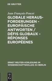 book Globale Herausforderungen - Europäische Antworten / Défis globaux - Réponses européenes