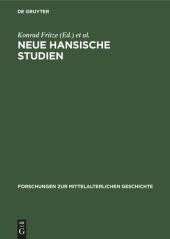 book Neue Hansische Studien