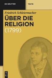 book Über die Religion: Reden an die Gebildeten unter ihren Verächtern (1799)