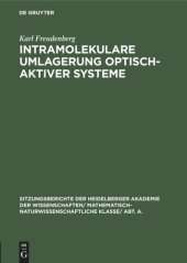 book Intramolekulare Umlagerung optisch-aktiver Systeme