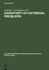 book Homotopy of Extremal Problems: Theory and Applications