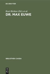 book Dr. Max Euwe: Eine Auswahl seiner besten Partien mit Beiträgen führender Meister