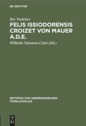 book Felis issiodorensis Croizet von Mauer a.d.E.