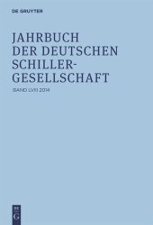 book Jahrbuch der Deutschen Schillergesellschaft: Band 58 2014