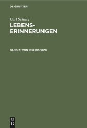 book Lebenserinnerungen: Band 2 Von 1852 bis 1870