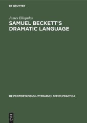 book Samuel Beckett’s dramatic language