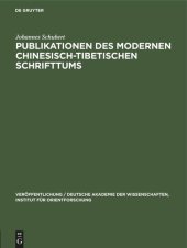 book Publikationen des modernen chinesisch-tibetischen Schrifttums