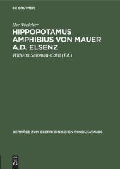 book Hippopotamus amphibius von Mauer a.d. Elsenz