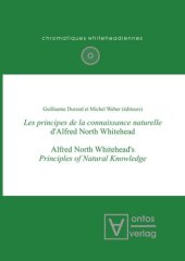 book Les principes de la connaissance naturelle d'Alfred North Whitehead