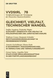 book Gleichheit, Vielfalt, technischer Wandel