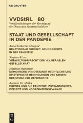 book Staat und Gesellschaft in der Pandemie