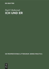 book Ich und Er: First and Third Person Self-Reference and Problems of Identity in Three Contemporary German-Language Novels