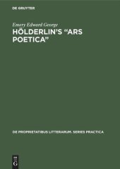 book Hölderlin’s “Ars poetica”: A part-rigorous analysis of information structure in the late hymns