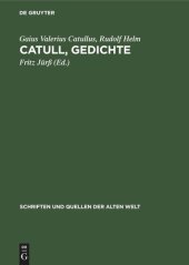 book Catull, Gedichte