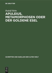 book Apuleius, Metamorphosen oder der Goldene Esel