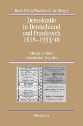 book Demokratie in Deutschland und Frankreich 1918-1933/40: Beiträge zu einem historischen Vergleich