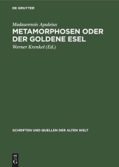 book Metamorphosen oder der Goldene Esel