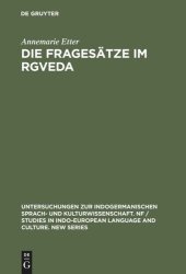 book Die Fragesätze im Rgveda