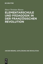 book Elementarschule und Pädagogik in der Französischen Revolution