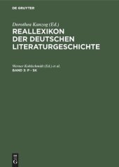 book Reallexikon der deutschen Literaturgeschichte: Band 3 P - Sk