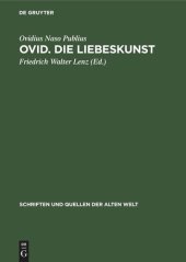 book Ovid. Die Liebeskunst