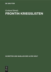 book Frontin Kriegslisten: Lateinisch und Deutsch