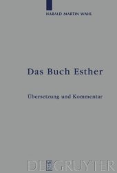 book Das Buch Esther: Übersetzung und Kommentar