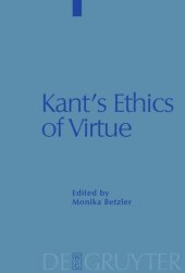 book Kant's Ethics of Virtue