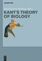 book Kant’s Theory of Biology