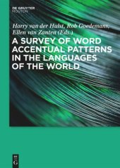 book A Survey of Word Accentual Patterns in the Languages of the World