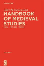 book Handbook of Medieval Studies: Terms – Methods – Trends