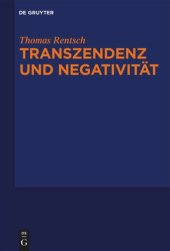 book Transzendenz und Negativität: Religionsphilosophische und ästhetische Studien