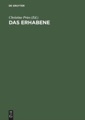 book Das Erhabene: Zwischen Grenzerfahrung und Größenwahn