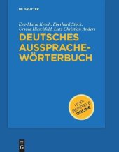 book Deutsches Aussprachewörterbuch