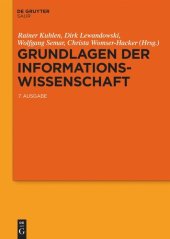 book Grundlagen der Informationswissenschaft