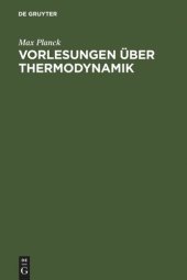 book Vorlesungen über Thermodynamik