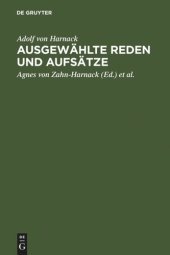 book Ausgewählte Reden und Aufsätze