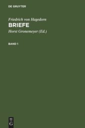 book Briefe: Bd. 1: Text. Bd. 2: Apparat/Kommmentar