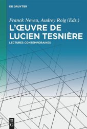 book L’œuvre de Lucien Tesnière: Lectures contemporaines