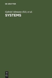 book Systems: New Paradigms for the Human Sciences