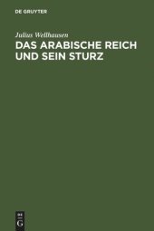 book Das arabische Reich und sein Sturz