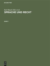 book Sprache und Recht: Beiträge zur Kulturgeschichte des Mittelalters. Festschrift für Ruth Schmidt-Wiegand zum 60. Geburtstag