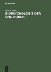 book Biopsychologie der Emotionen: Studien zu Aktiviertheit und Emotionalität