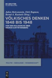 book Völkisches Denken 1848 bis 1948: Von der Paulskirche über Weimar zum Petersberg