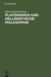 book Platonismus und hellenistische Philosophie