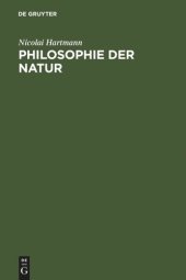 book Philosophie der Natur: Grundriß der speziellen Kategorienlehre